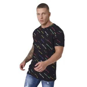 All over diagonaal logo bedrukt t-shirt Project X Paris image-0
