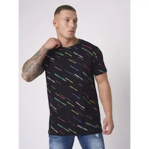 All over diagonaal logo bedrukt t-shirt Project X Paris image-2