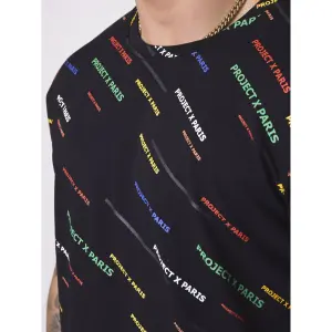 All over diagonaal logo bedrukt t-shirt Project X Paris image-4