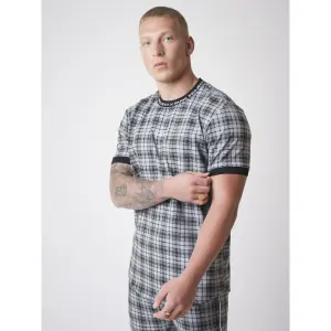 Geruit T-shirt met korte mouwen Project X Paris image-2