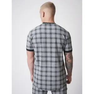 Geruit T-shirt met korte mouwen Project X Paris image-3