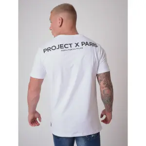 T-Shirt mit Logostickerei Project X Paris image-4