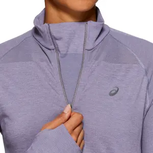 Långärmad träningströja för damer lite-show Asics 1/2 Zip image-4