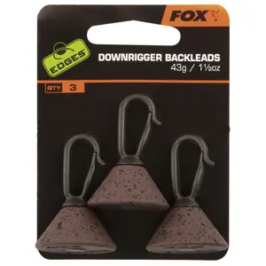 Downrigger weight Fox 43gm 1.5oz Edges image-0