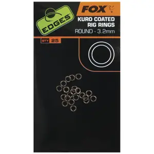 Anelli di rinforzo rivestiti Fox Kuro Coated 3.2mm Medium Edges image-0
