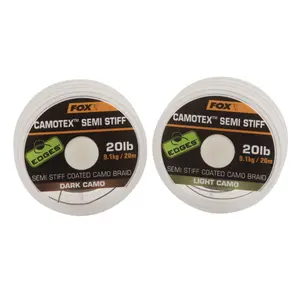 Drahtgeflecht Fox Camotex Semi-Stiff light camo 15lb 20m Edges image-0