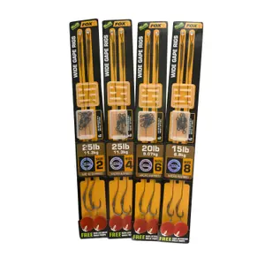 Piè di pagina Fox 25lb Wide Gape Ready Rigs Gravelly Brown taille 2 image-0