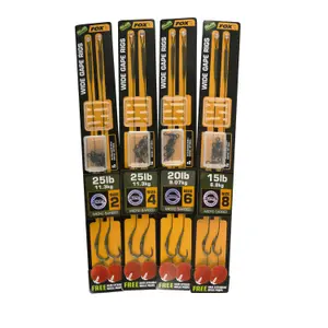 Piè di pagina Fox 25lb Wide Gape Ready Rig Barbed taille 2 image-0