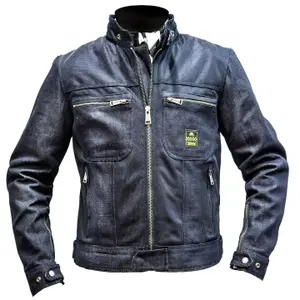 Cotton-mesh motorcycle jacket Helstons genesis image-0