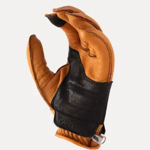 Summer leather motorcycle gloves Helstons soft hiro image-2