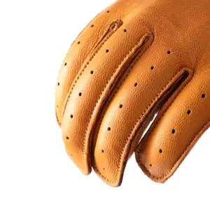 Summer leather motorcycle gloves Helstons soft hiro image-5