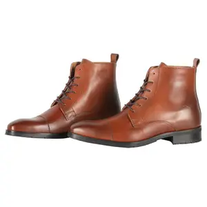 Aniline leather motorcycle boots Helstons heritage image-3