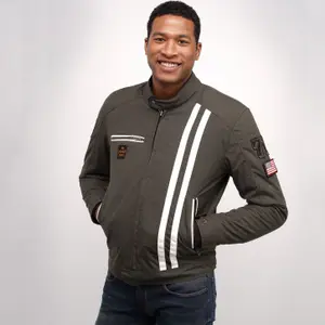 Technical fabric motorcycle jacket Helstons cobra snake image-1