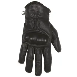 Summer leather motorcycle gloves Helstons sun image-1
