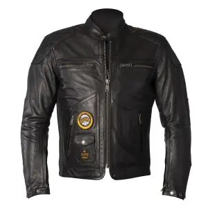 rag motorcycle leather jacket Helstons tracker image-0