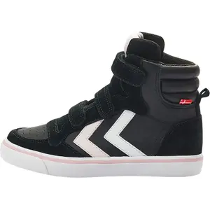 Children's high top sneakers Hummel Stadil leather image-0