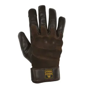 Winter leather motorcycle gloves Helstons glory image-0