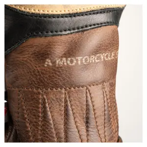 Téli bőr motoros kesztyűk image-4