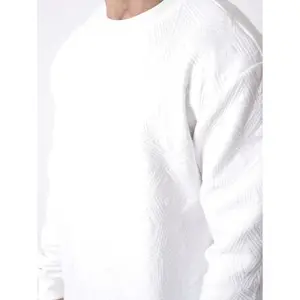 Sweatshirt mit Rundhalsausschnitt und grafischer Textur Project X Paris image-4