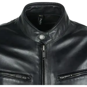 Blouson cuir moto aniline Helstons race image-3