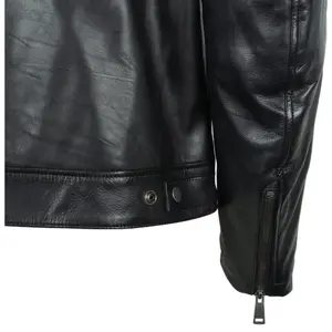 Blouson cuir moto aniline Helstons race image-6