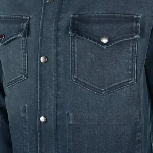 Chemise moto toile coton armalith Helstons vince image-6