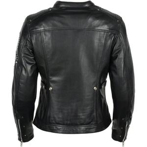 Chaqueta de moto de cuero suave para mujer Helstons cher image-1