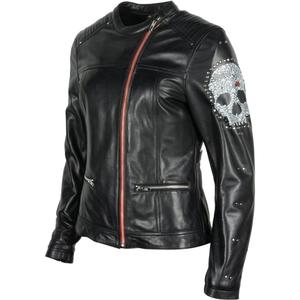 Chaqueta de moto de cuero suave para mujer Helstons cher image-2