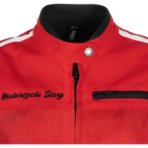 Blouson moto tissu mesh queen Helstons image-3