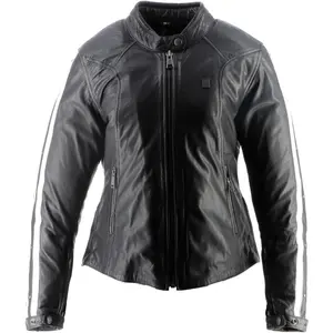 Leather jacket motorcycle woman Helstons Victoria