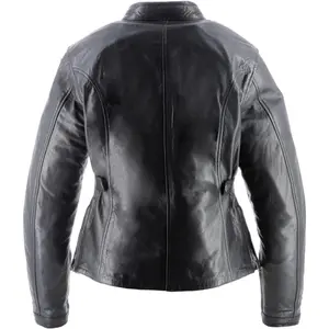 Leather jacket motorcycle woman Helstons Victoria image-1