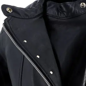Casaco de motociclista de couro para mulheres Helstons Janis image-5