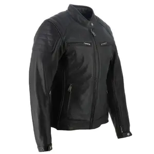 Leather jacket motorcycle woman Helstons Jody image-2