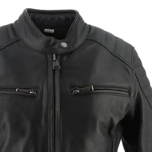 Leather jacket motorcycle woman Helstons Jody image-5