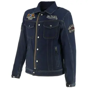 Motorcycle jean jacket Helstons VD - Westy image-1
