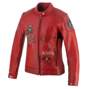 Veste cuir moto femme Helstons VD - Pretty image-1