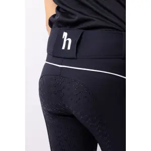 High waist riding pants with full bottom with silicone girl Horze Aubrey image-4