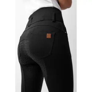 Women's full grip high waist riding pants Horze Tara image-5
