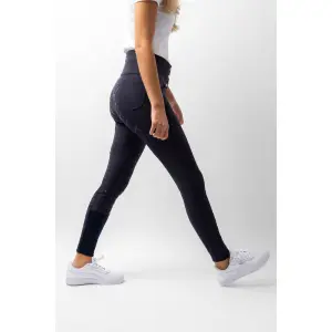 Women's full grip and high waist riding pants Horze Désirée image-3