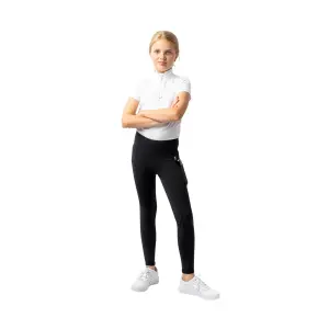 Girls' full grip riding leggings Horze Gillian image-0