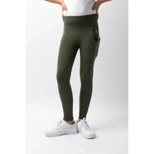 Malla de equitación de agarre total para niña Horze Gillian image-3