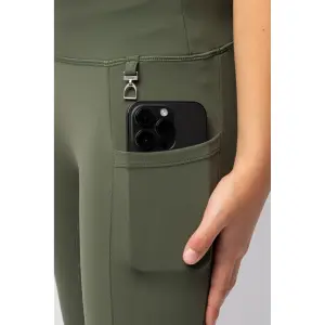 Malla de equitación de agarre total para niña Horze Gillian image-4