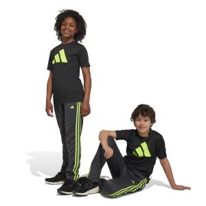 Pantaloni da allenamento per bambini adidas Train Essentials Aeroready 3-Stripes image-3