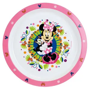Dětský talíř Fun House Disney Minnie Flowers image-0