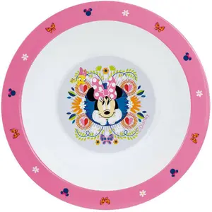 Child's bowl Fun House Disney Minnie Flowers image-0