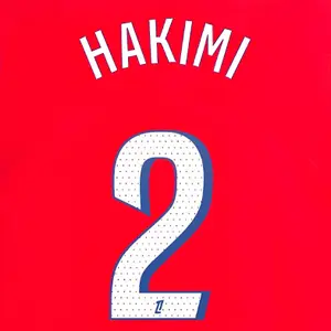 Third PSG shirt printing Ligue 1 HAKIMI #2 2025/26 image-0