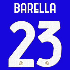 Accoglienza a casa Inter Milan Serie A BARELLA #23 2024/25