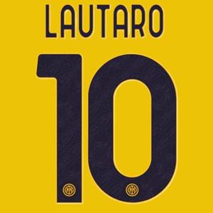 Flocage third Inter Milan Serie A LAUTARO #10 2024/25 image-0