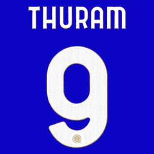 Beflockung home Inter Milan Serie A THURAM #9 2024/25