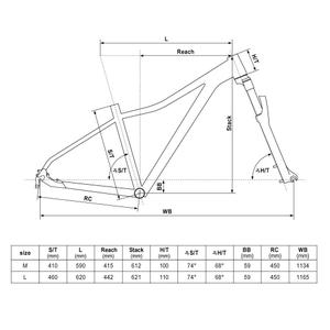 Bicicletta da montagna donna Kellys Vanity X70 SHIMANO Cues U4000 9V image-1